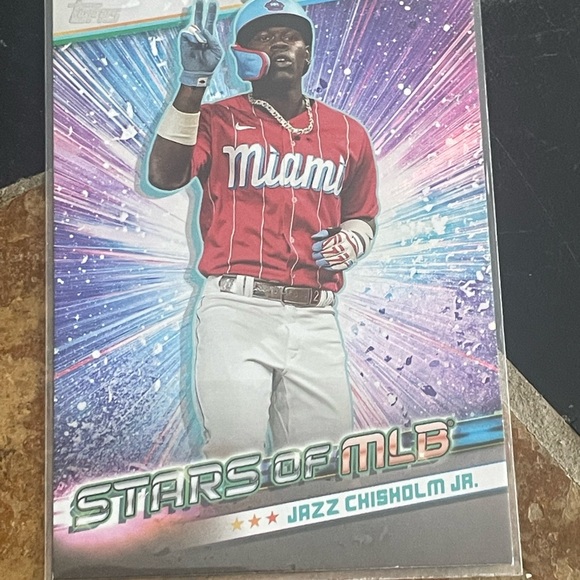 (9) Jazz Chisholm Jr Cards 22', 23', 24' Flordia Marlins MLB - Picture 3 of 10